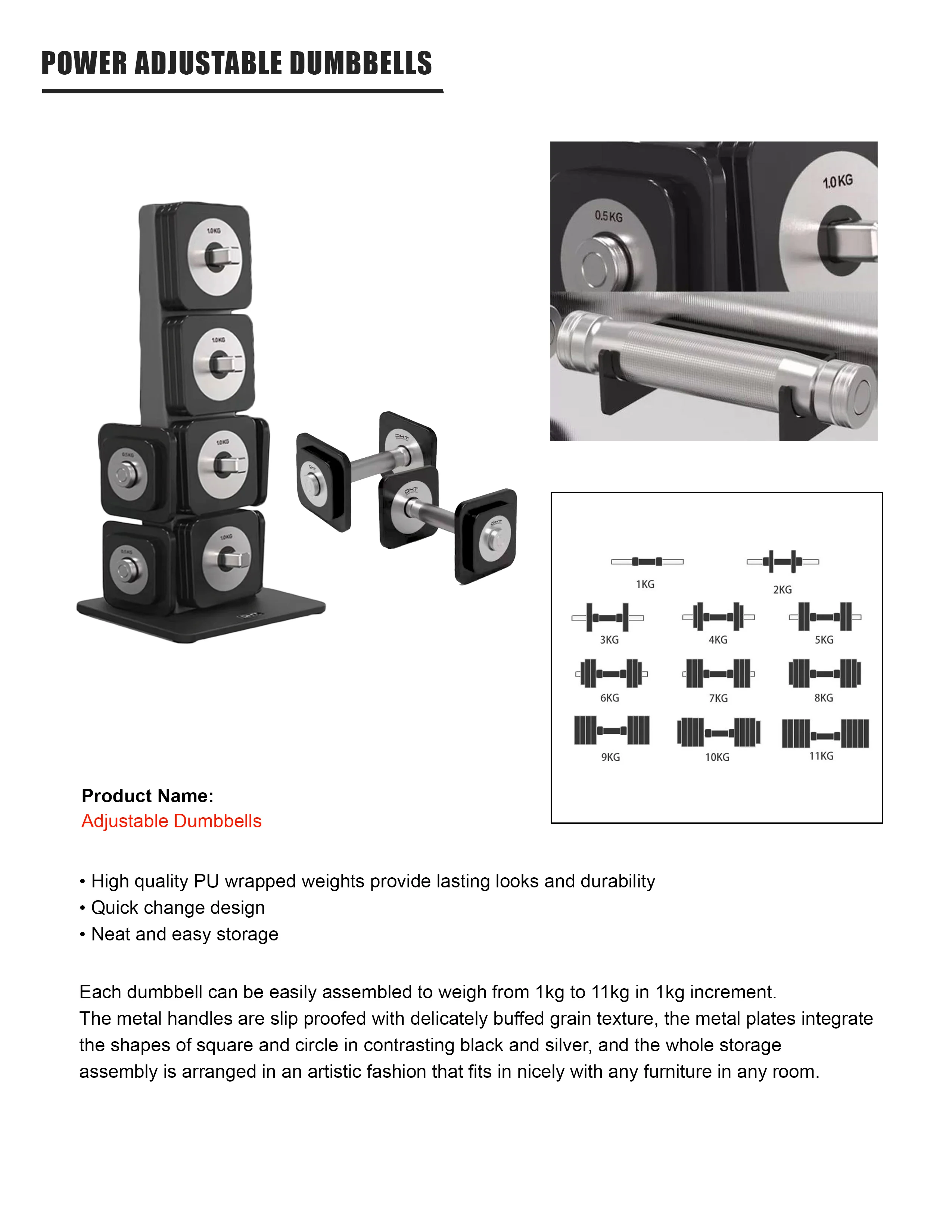 Adjustable Dumbbells